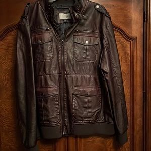 Brand New Flag & Anthem Leather Jacket XXL Never Used